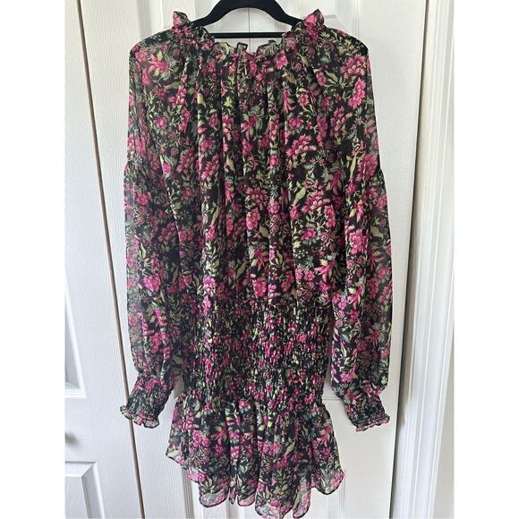 Misa Los Angeles Celina Mini Dress in Black Floral - Picture 10 of 11